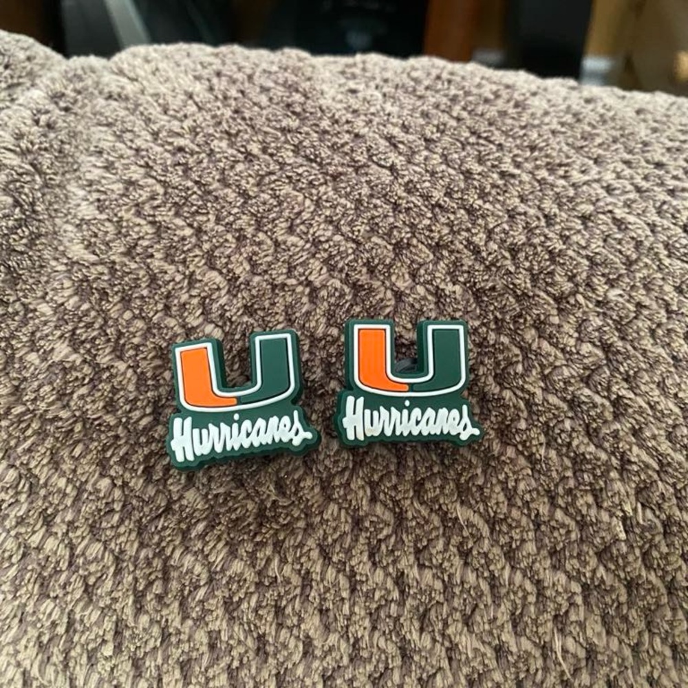 University of Miami Hurricanes Croc Charms